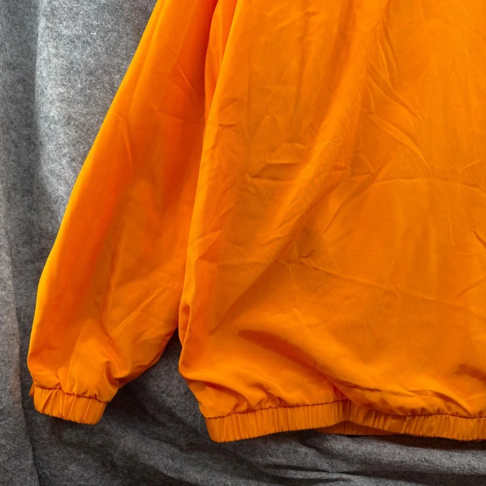 Disney Windbreaker Jacket Unisex XL Orange Mickey & Friends Embroidered Zip Up - Picture 9 of 16